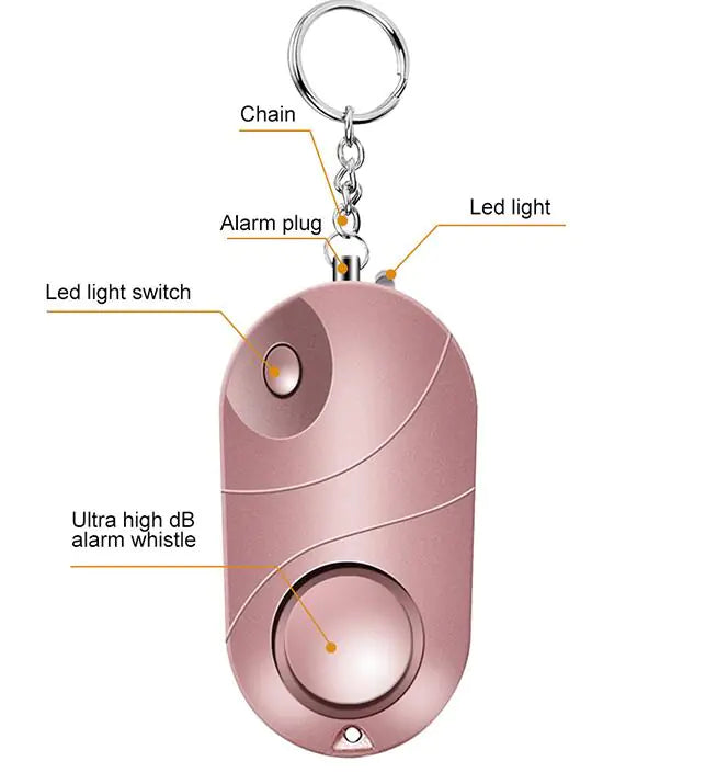 Flash Defender – Llavero de Autodefensa con Alarma y LED