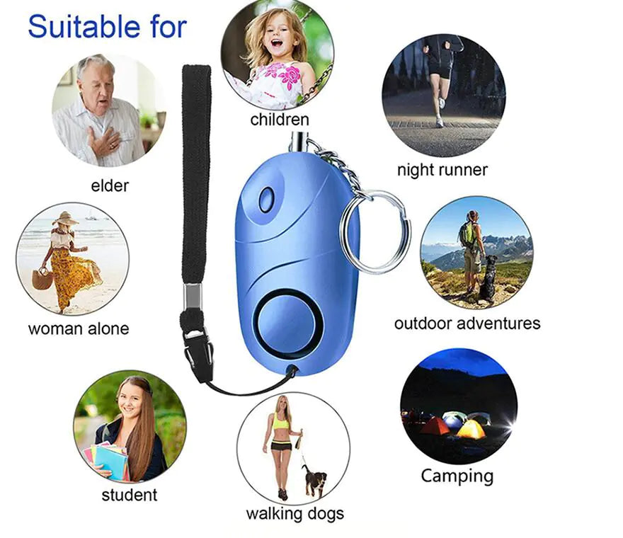 Flash Defender – Llavero de Autodefensa con Alarma y LED