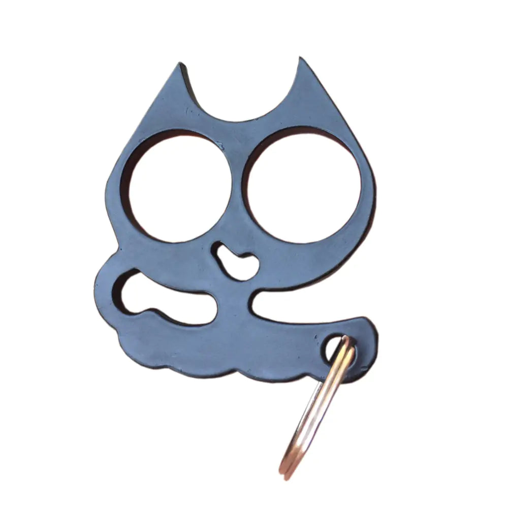 El Gato que Vela por Ti – Llavero de Autodefensa